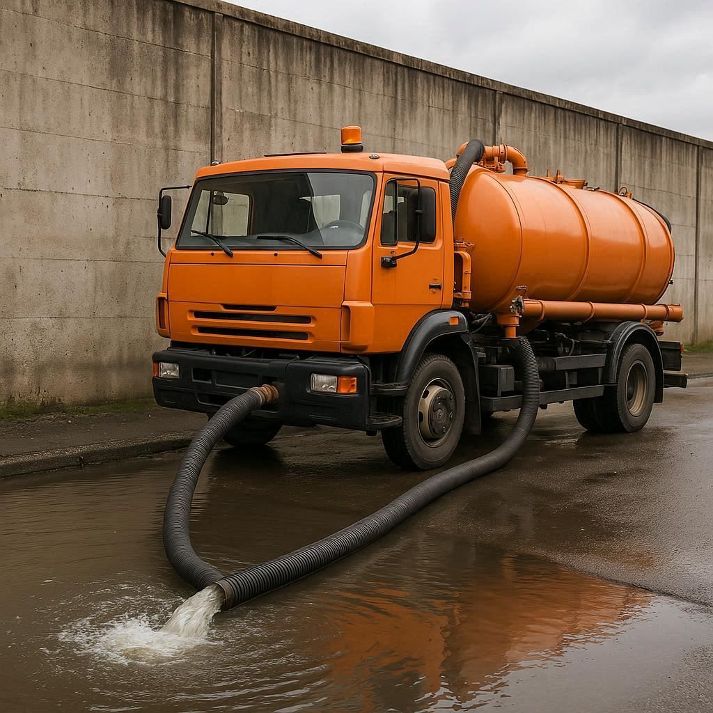Откачка воды в Электрогорске