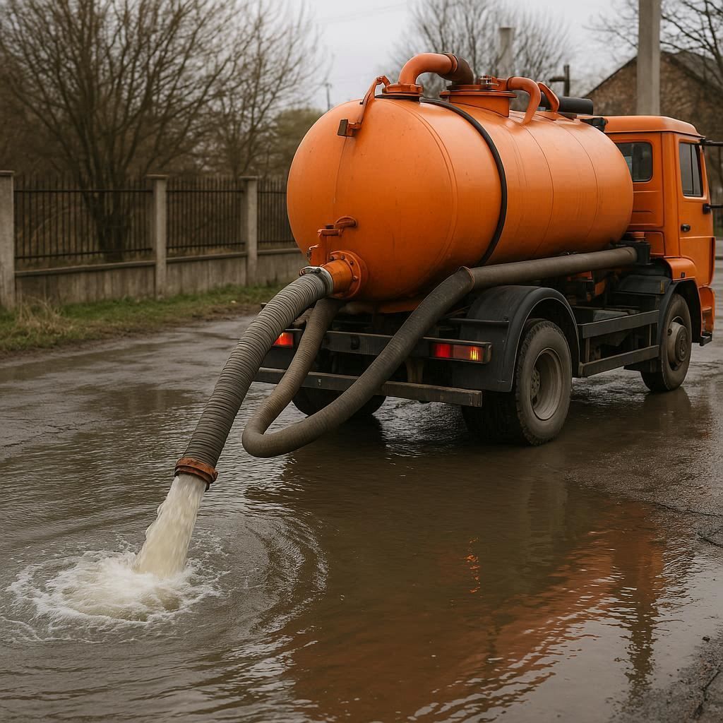 Откачка воды в Электрогорске